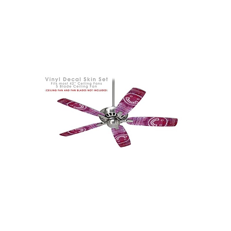 Tie Dye Happy 100 - Ceiling Fan Skin Kit fits