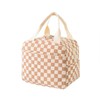 Lunch Bag for Women Men Womens Lunch Box Checkered Bag