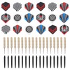 18 Pcs Professional Steel Tip Darts Flight Steel Tip Dart