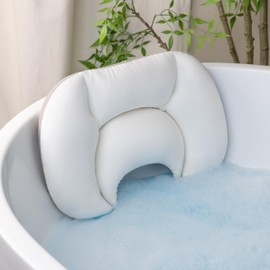 Sunlit Ultra Soft Bath Pillow for Tub, Bathtub Pillows for Head and Neck Support, Home Spa Pillows with Strong Suction Cups, Bubble Bath Accessories for Women, Relaxing Bath Products