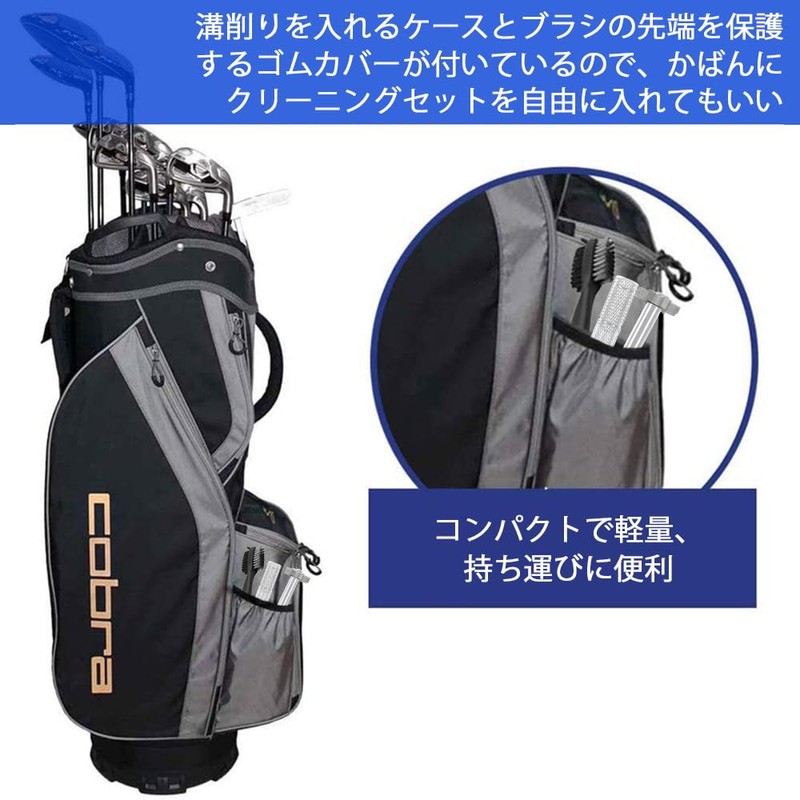 VIPMOON Golf Cleaning Iron Brush Golf Club Brush Golf Club