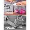 GDL Food Chopper, Pull Onion Chopper Dicer, Hand Powered Food