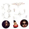 FOMIYES 4sets Face Gems Stickers Glow in The Dark Face