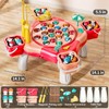 NIPLOOOW Magnetic Fishing Game Toys, Rotating Board Game with Music