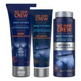 Super Pack No Hair Crew 2 Cremas (intimate+body) +1 Powder