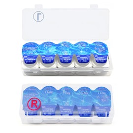 2 Pack Contact Lens Organizer Case,Each Hold 20 PCS, Total Hold 40 PCS, Portable Storage Case for Disposable Daily Contact Lenses, Storage Case with Labeled R&L for All Brand Cosmetic Contact Lens