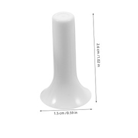 SUPVOX 100pcs Pipe Plug Irrigation Tube End Plug Quick Connect Hose Stopper Garden Hose End Cap Protector Quick Connect End Cap Irrigation Pipe End Cap Quick Connect Hose Plug White See