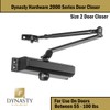 Dynasty Hardware Door Closer, Commercial Hydraulic Closer, Self-Closing, Spring Size