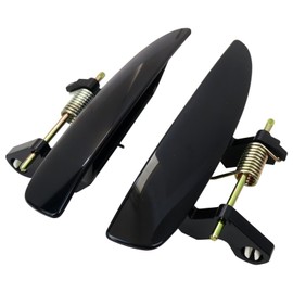 INGQI Pair of Door Handle Replacement Lever for 1994-2001 Acura Integra Model Passenger Driver Side Outside Door Handle Assembly Repair Black Placement on Vehicle Left Right 2 PCS