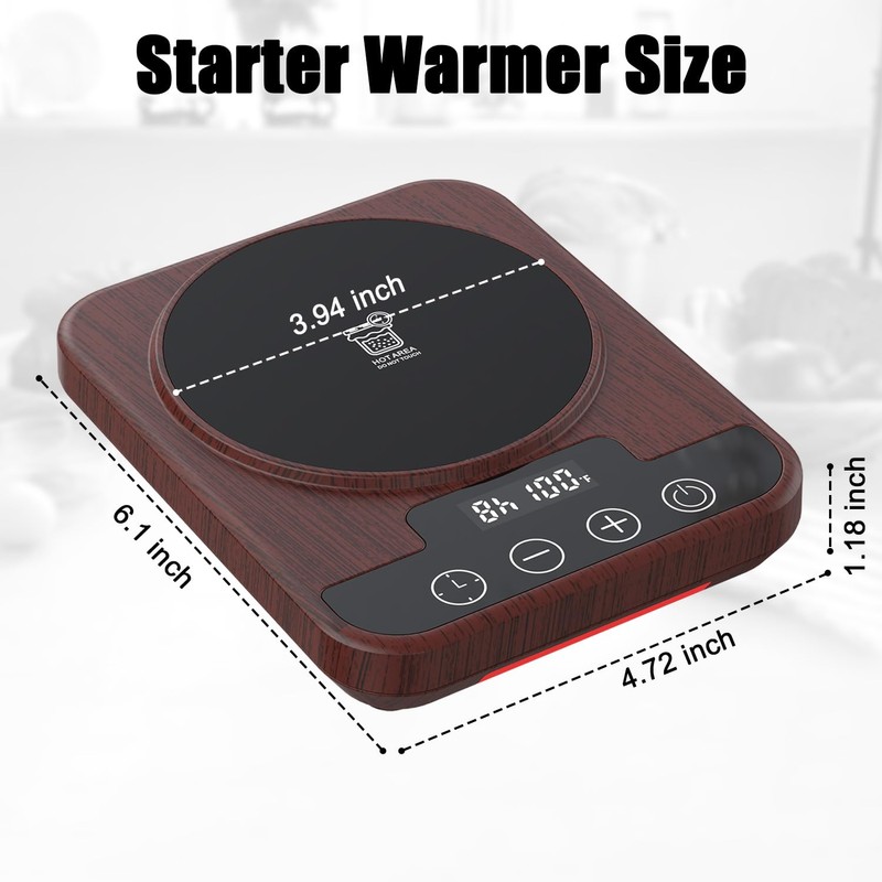 Sourdough Starter Warmer Mat, 12H Timer Warming Heating Pad, Precise