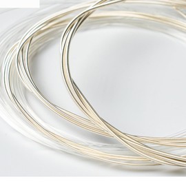 2843 Classical Guitar Strings Set – Clear Nylon with Silver-Plated Wound Bass Strings (Normal Tension, Balanced Tone & Durability)