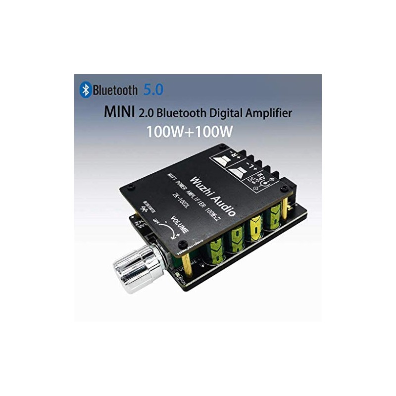 Aswalling -1002L Mini Bluetooth 5.0 DC 5-24V Wireless Audio Digital