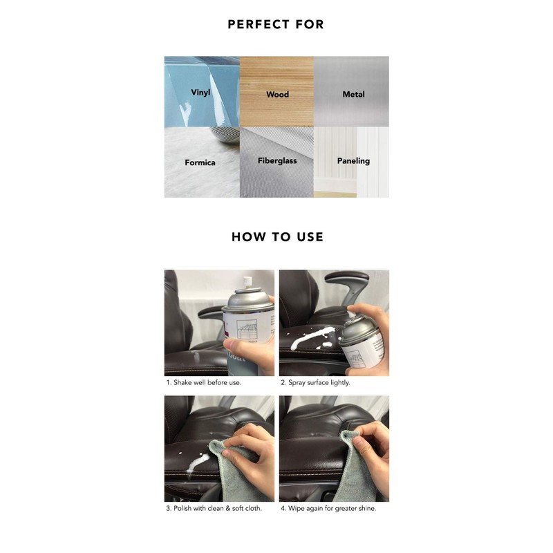 NCL Cream Coat Furniture Polish 16.5 oz [SET OF 3]