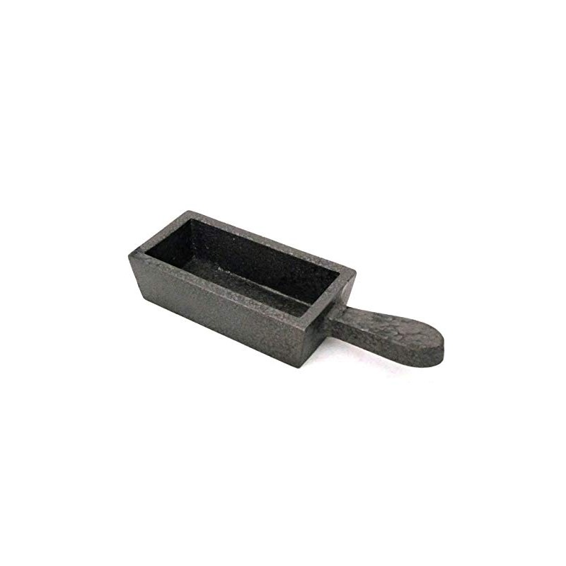 200oz Bar Ingot Mold with Handle Melting Gold Silver Copper