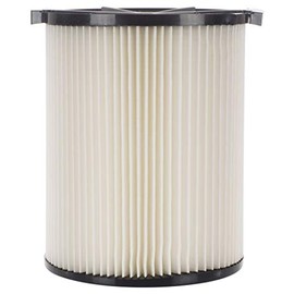 1-Layer Cartridge Filter Replacement Part # 72947 Compatible with RIDGID VF4000, 5-20 Gal & 6-9 Gal Husky Wet Dry Vacuums, Washable & Reusable
