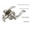 Design House 783514 Coventry 2-Way Latch Entry Set, Keyway and