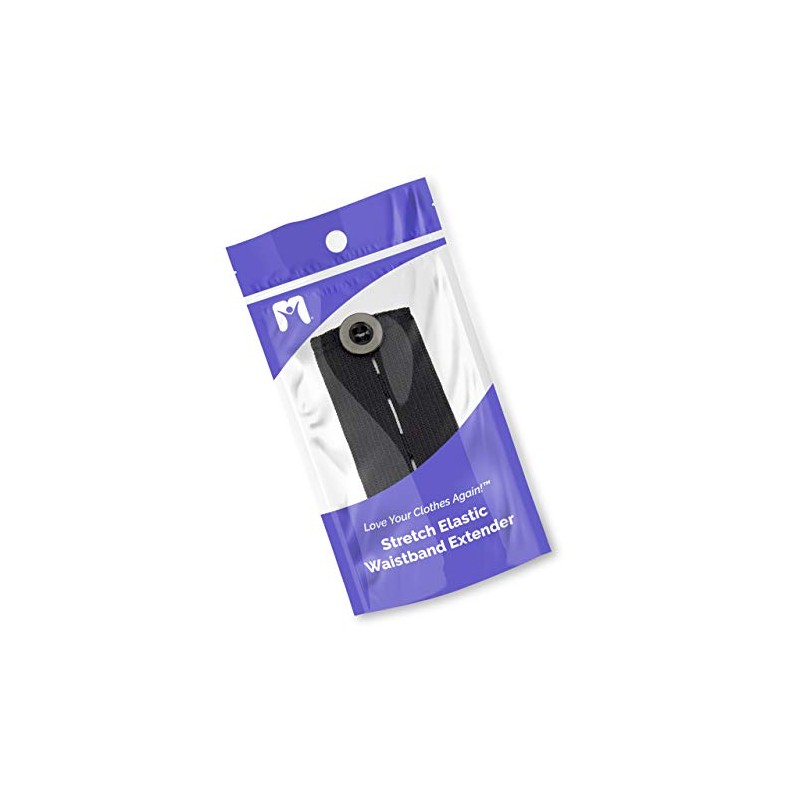 More of Me to Love Pregnancy Waistband Extender, Black, 3-Pack