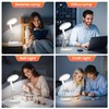 One Fire Cordless Desk Lamp for College Dorm Room,Dimmable Battery