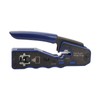 RJ45 Crimp Tool Pass Through Crimper with RJ45 Cat6 Crystal