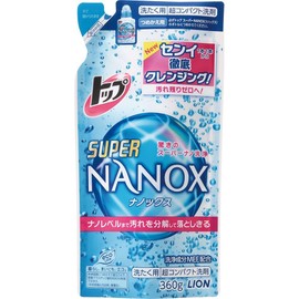 Top Super Nanox Liquid Laundry Detergent Refill, 12.6 oz (360 g)