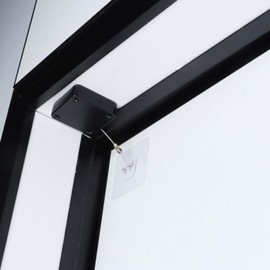 No-Drill Wire Automatic Door Closer for Entry Doors White 10ea