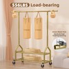 EAGMAK Heavy Duty Clothes Rack Load 556 LBS, Rolling Clothing