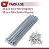 A ABSOPRO 36 Set 12G Bicycle Spokes 160mm Bike Wheel