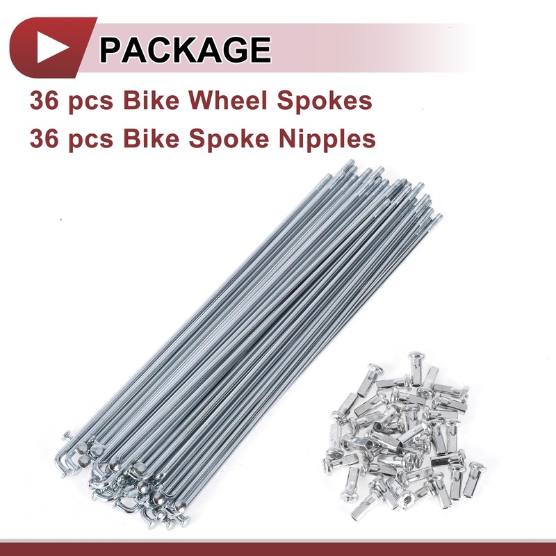 A ABSOPRO 36 Set 12G Bicycle Spokes 160mm Bike Wheel