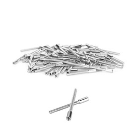100pcs 0.9mm Winding Stems, Replacement Watch Repairing Part,Wristwatch Movement Accessory Tool Set for Watchmaker and Watch Lover
