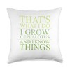 I Grow Cephalotus Follicularis Carnivorous Plant Throw Pillow