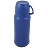 Helios Elegance Plastic Vacuum Jug, Dove Blue, 1.0 Litre
