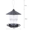 Wild Bird Feeder Foldable Panorama Gazebo Bird Feeder Portable Outdoor