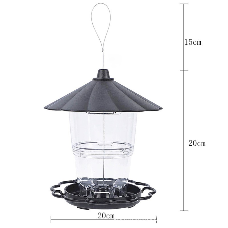 Wild Bird Feeder Foldable Panorama Gazebo Bird Feeder Portable Outdoor