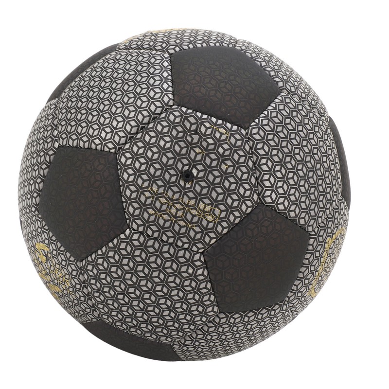 Luminous Glowing Football Holographic Reflective PU Machine Stitched Night Glowing