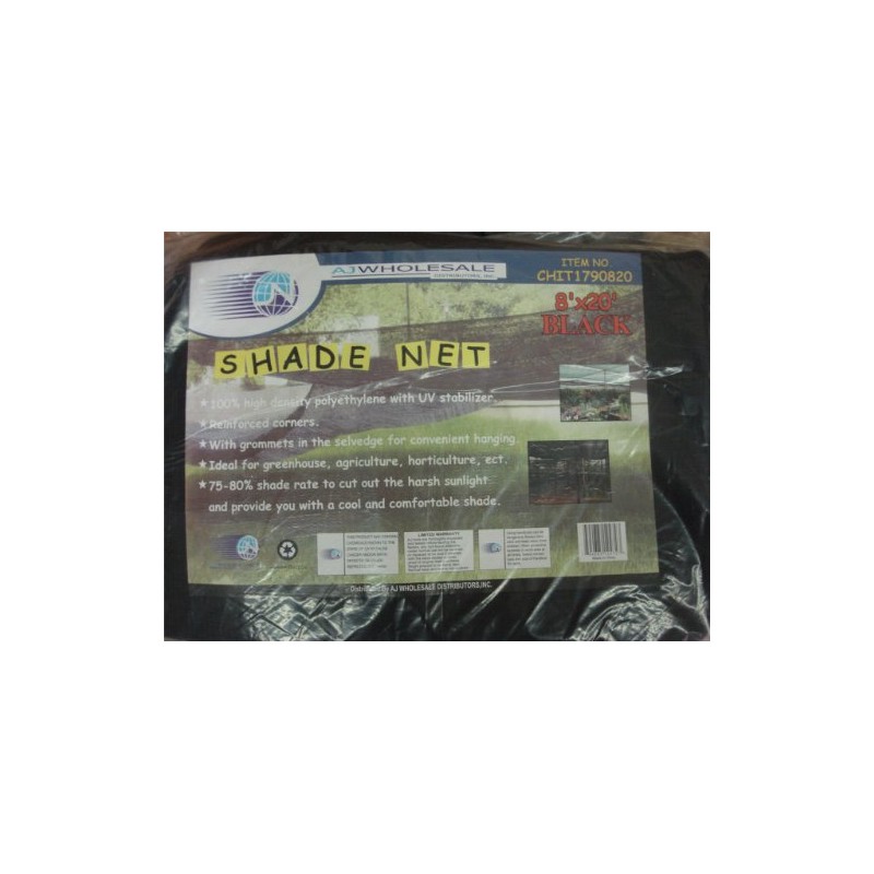 20 X 20' Black Shade Net Mesh Screen Garden Patio
