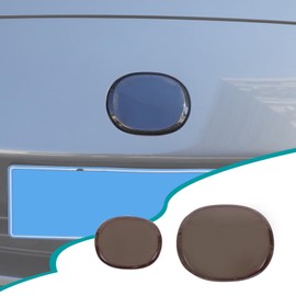 Hudiriy ABS Front Rear Tailgate Emblem Sticker Frame Cover Emblem Decoration Compatible with Mazda MX-5 2016-2025 Exterior Accessories Decor Overlay Oval Emblem Protector Decoration Decal (Style A)