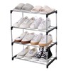 Jucaifu Jucaifu Stackable Small Shoe Rack, Entryway, Hallway and Closet