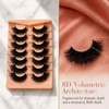 False Eyelashes Cat Eye Lashes 20MM Fluffy Wispy Strip Lashes,