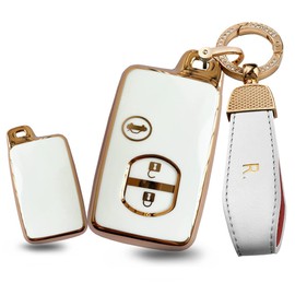 Toyota / Subaru Key Case Key Holder Cover Key Protection Majesta Mark X Camry SAI Prius Wish Fielder Lactis, Avensis Aqua Vitz, Toyota 86 & Cruiser Rankle Prado - Not easy to fall off, scratch