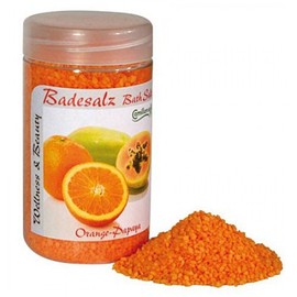 Bath Salt Orange, Papaya, Camillen 60, Foot Bath Additive for the Feet, with Fruit Extract, 350 g