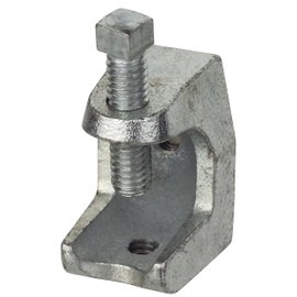 Newhouse Electric 1/2 in. Strut Channel Beam Clamp (Top Clamp) - Silver Electro-galvanized
