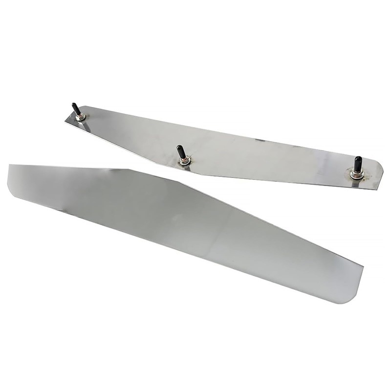 Pair 24"x 4" Mud Flap Weights for Universal Semi Trucks