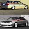 BestRacingMotors For 1998-2002 Honda Accord 4dr JDM Style Side Window