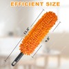 16'' Washable Microfiber Car Duster Interior,Reusable Detachable Head for Windows,