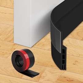 Guardapolvo para Puerta, 3M Cubre Polvo Puerta de 3 Capas, Burlete para Puerta con Bloqueo, Atrapa Polvo para Puerta con Bloqueo de Ruido/Viento/Insec