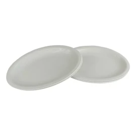 Boris 24 Platos Tampiqueños Mini Blanco 22.9cm 332ml Ovalado