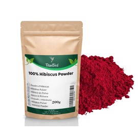 200 g Powder from Hibiscus Flowers, 100% Natural, High Quality