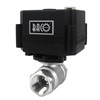 BACOENG Motorized Ball Valve, 2 Wire Auto Return 1/2" Stainless