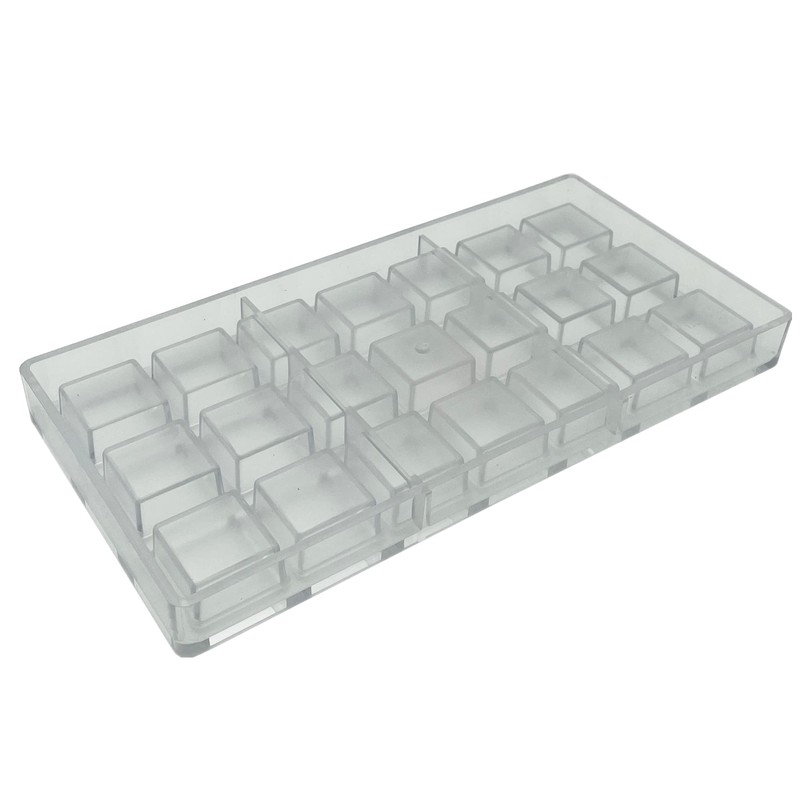Goldbaking Square Chocolate Making Mould Polycarbonate Chocolate DIY Mold 21