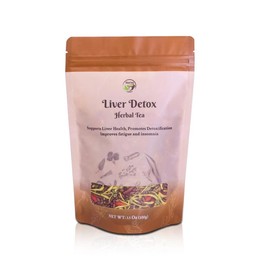 Vital-Tea Liver Support with Milk Thistle Goji Berry Chrysanthemum - Cleanse Liver and Eyes | Organic, Natural Herbal Tea Loose Leaf (100g) Beverage - Specification: 1 pcs